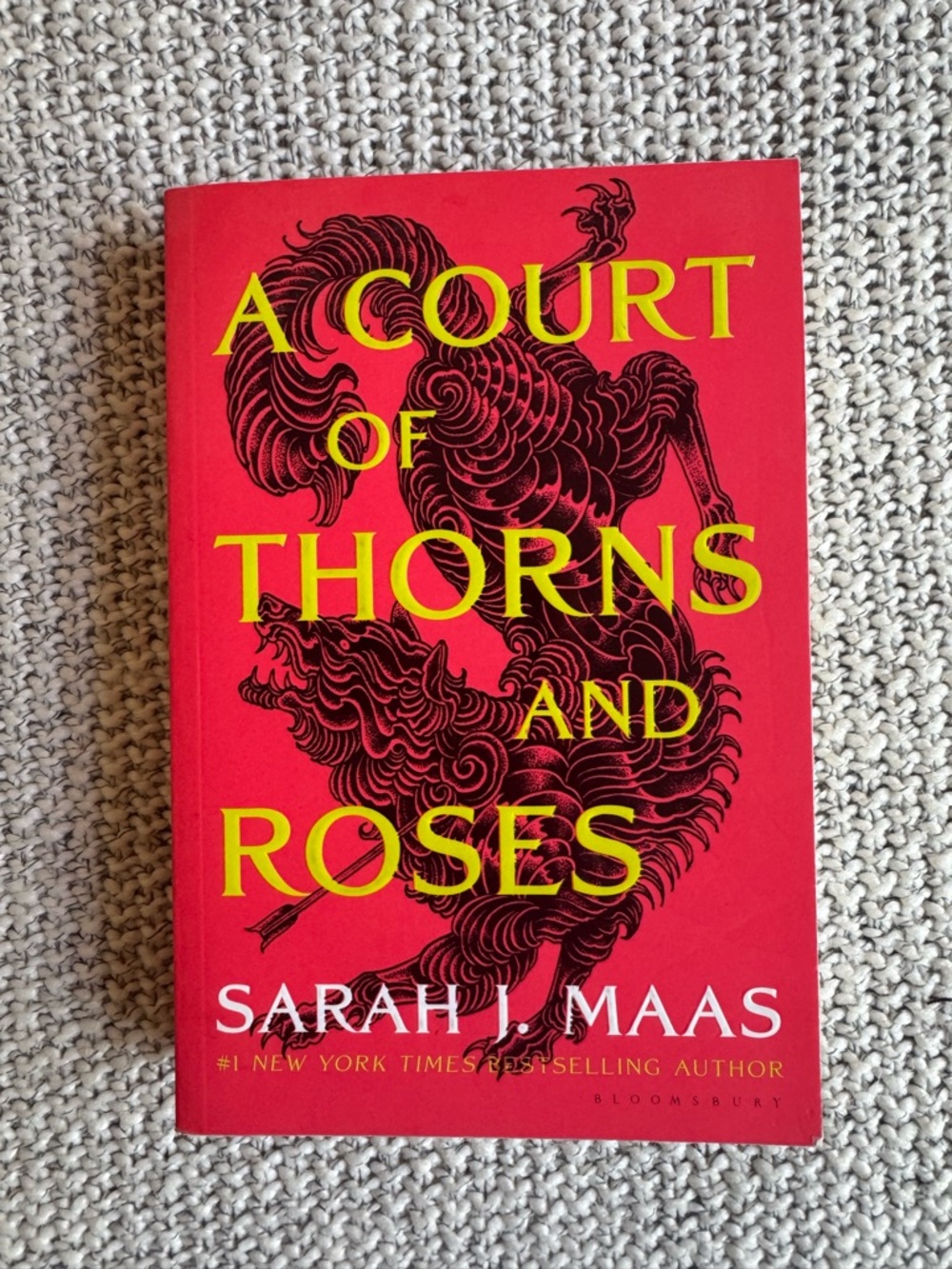 A Court of Thorns and Roses book